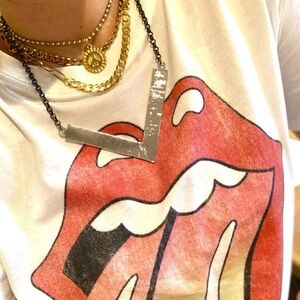 Karli Buxton Vallen Necklace Gold with black chain